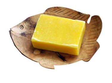 Random Fish Shape Coconut Shell Handmade Soap Dish Jewelry Holder Tray - Default