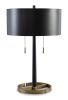 Ashley Amadell Black/Gold Finish Contemporary Table Lamp L208364