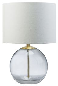 Ashley Samder Clear/Brass Finish Contemporary Table Lamp L430744