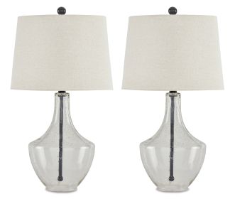 Ashley Gregsby Clear/Black Casual Table Lamp (Set of 2) L431574