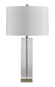 Ashley Teelsen Clear/Gold Finish Contemporary Table Lamp L428184