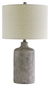 Ashley Linus Antique Black Contemporary Table Lamp L117964