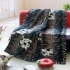 Onitiva - [Primeval Flavor -B] Patchwork Throw Blanket (86.6 by 63 inches) - onitiva-blk-008
