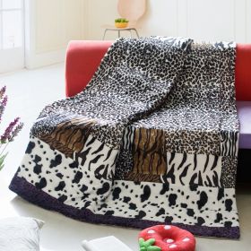 Onitiva - [Amazon Jungle -B] Patchwork Throw Blanket (86.6 by 63 inches) - onitiva-blk-010