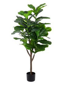 Artificial Tree-Faux Tropical Fake Plan  3.5 Ft Tall Aritificial Tree for Home Decor - Living Room;  Garden;  Office Indoor/Outdoor;  120cm