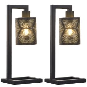 Metal Table Lamp Set