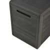 vidaXL Patio Storage Box Anthracite 45.7"x17.3"x21.7" - Anthracite
