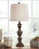 Ashley Magaly Brown Casual Table Lamp (Set of 2) L276024