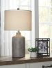 Ashley Linus Antique Black Contemporary Table Lamp L117964