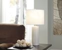 Ashley Steuben White Contemporary Table Lamp (Set of 2) White L177904