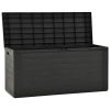vidaXL Patio Storage Box Anthracite 45.7"x17.3"x21.7" - Anthracite