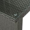 Patio Furniture Set;  6 Piece Outdoor Conversation Set;  Dining Table Chair with Bench and Cushions - Gray