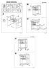 30 Inch Handcrafted Mango Wood Bar Serving Cart with Caster Wheels; 6 Bottle Holders; Tray Shelves; Brown and Black; DunaWest