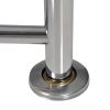 Stainless Steel Towel Rack 2 Tubes - Silver
