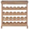 vidaXL Wine Cabinet Brown 27.6"x8.9"x27.8" MDF