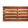 2-Person Rustic Garden Bench;  Outdoor Wagon Wheel Porch Bench for Backyard Patio Garden;  Brown - Brown