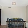 Crystal Chandelier 2-Light Modern Flush Mount Ceiling Light Fixture - chrome