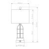 Metal USB Table Lamp (Set of 2)