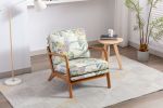 Wood Frame Armchair; Modern Accent Chair Lounge Chair for Living Room - pic