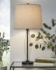 Ashley Travisburg Clear/Black Casual Table Lamp (Set of 2) L430814
