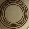 3 Piece Bowl Design Accent Decor with Henna Art; Large; Brown; DunaWest
