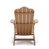 TALE Adirondack Chair Backyard Outdoor Furniture Painted Seating with Cup Holder Plastic Wood for Lawn Patio Deck Garden