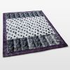 Onitiva - [Tasteful Life -A] Patchwork Throw Blanket (86.6 by 63 inches) - onitiva-blk-002