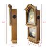 Bedford Clock Collection Classic 26 Inch Wall Clock In Golden Oak Finish
