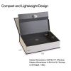 Dictionary Safe Secret Diversion Book Metal Box with Key Lock Enough Capacity - Blue