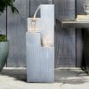 Metal Floor Indoor/Outdoor water Fountain - Freestanding Fountain with LED - as Pic