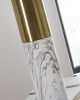 Ashley Samney Gold Finish/White Contemporary Table Lamp (Set of 2) L208394