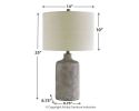 Ashley Linus Antique Black Contemporary Table Lamp L117964