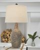 Ashley Laelman Brown/Gray Casual Table Lamp (Set of 2) L243304