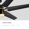 56 " Integrated LED Light Ceiling Fan with White ABS Blade