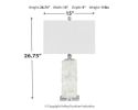 Ashley Malise White Contemporary Table Lamp L429014