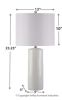 Ashley Steuben White Contemporary Table Lamp (Set of 2) White L177904