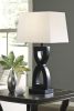 Ashley Amasai Black Contemporary Table Lamp (Set of 2) L243144