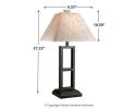 Ashley Deidra Black Contemporary Table Lamp (Set of 2) L318924