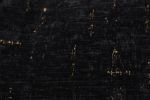 Decorative Black and Gold Chenille Throw Pillow - as Pic