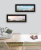"Nautical Boat Collection" 2-Piece Vignette By Georgia Janisse; Ready to Hang Framed Print; Black Frame