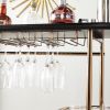 Dagney Wine/ Bar Table w/ Glassware Storage