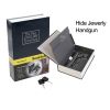 Dictionary Safe Secret Diversion Book Metal Box with Key Lock Enough Capacity - Blue