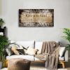 Canvas Wall Art for Bedroom - Christian Quote Sayings Wall Decor - Give it to God and go to Sleep Sign Canvas Prints - 20"X40" - 20x40inchx1pcs