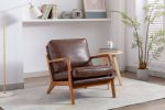 COOLMORE Wood Frame Armchair; Modern Accent Chair Lounge Chair for Living Room - as Pic