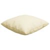 vidaXL Throw Pillows 4 pcs Cream 23.6"x23.6" Fabric