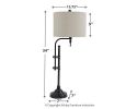 Ashley Anemoon Black Casual Table Lamp L734252
