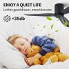 52" Low Profile Ceiling Fan No Light; Black Flush Mount Ceiling Fans without Lights