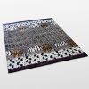 Onitiva - [Amazon Jungle -B] Patchwork Throw Blanket (86.6 by 63 inches) - onitiva-blk-010