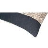 18 x 18 Square Cotton Accent Throw Pillow; Aztec Inspired Linework Pattern; Off White; Black; DunaWest - Default