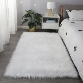 &quot;Cozy Collection&quot; Ultra Soft Fluffy Faux Fur Sheepskin Area Rug (Color: as Pic)